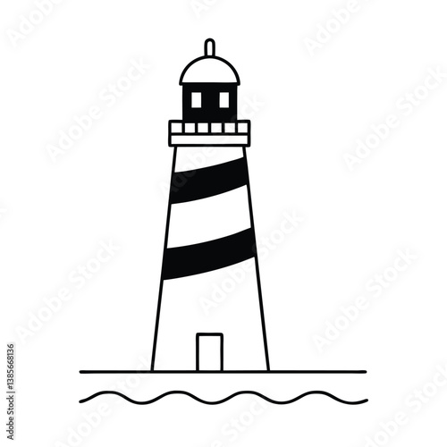 lighthouse vector illustration