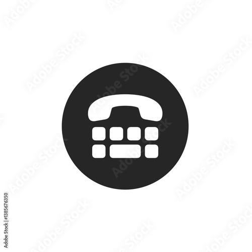 Filled Circular Teletype