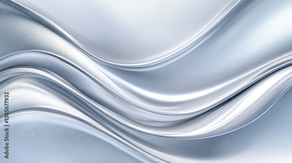 Smooth Silver Waves Background for Design Projects Smooth Silver Waves Background for Design Projects