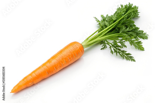 Carrot isolated on white stock photo
