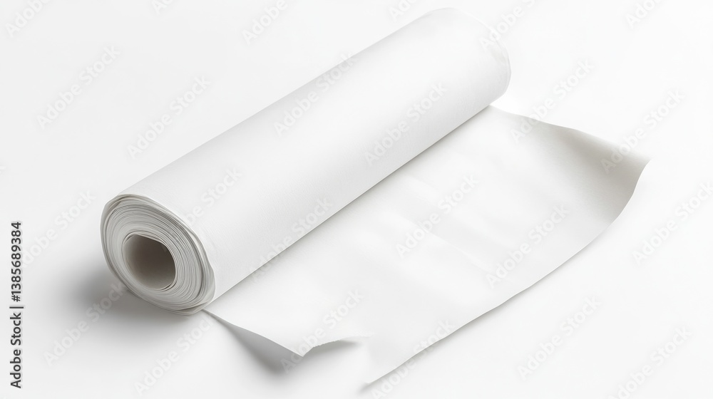 Blank White Paper Roll. Isolated Paper Mockup Template for Graduation Certificate Design Blank White Paper Roll. Isolated Paper Mockup Template for Graduation Certificate Design