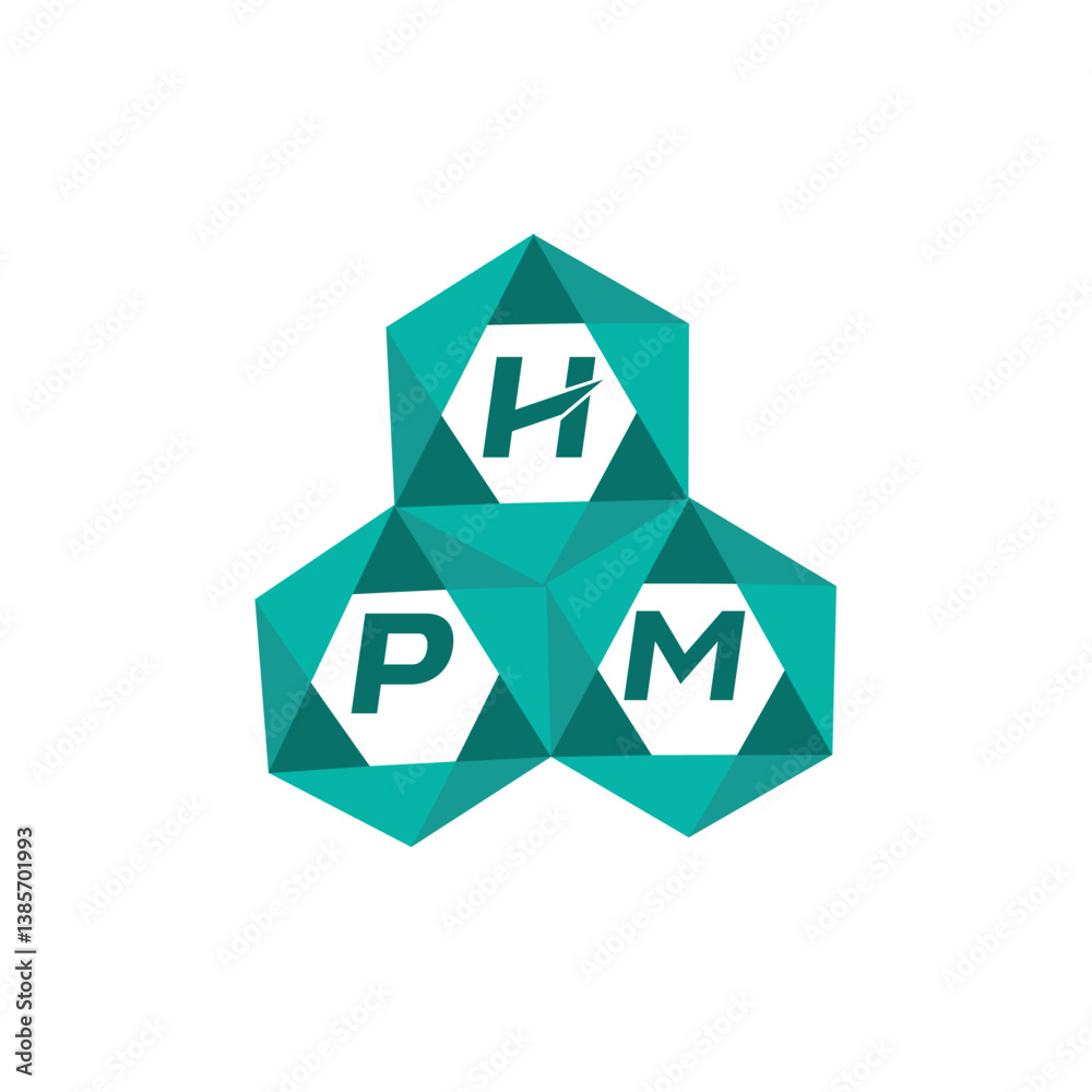 HPM creative minimalist letter logo. HPM unique vector initials alphabet letter logo design HPM creative minimalist letter logo. HPM unique vector initials alphabet letter logo design