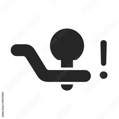 Filled Tow Hitch Warning