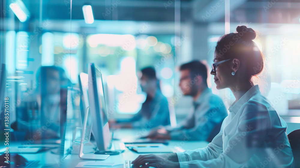 Office workers using productivity tools to manage tasks and deadlines. stock image, hd quality Office workers using productivity tools to manage tasks and deadlines. stock image, hd quality