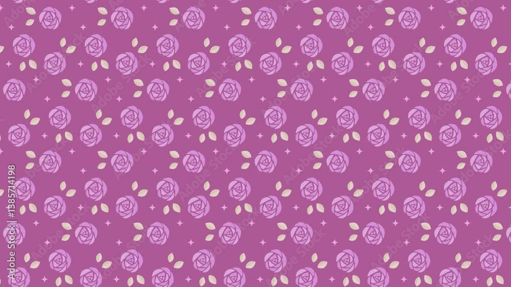 Lots of roses scroll upwards with swinging. 4K loopable purple background. Lots of roses scroll upwards with swinging. 4K loopable purple background.