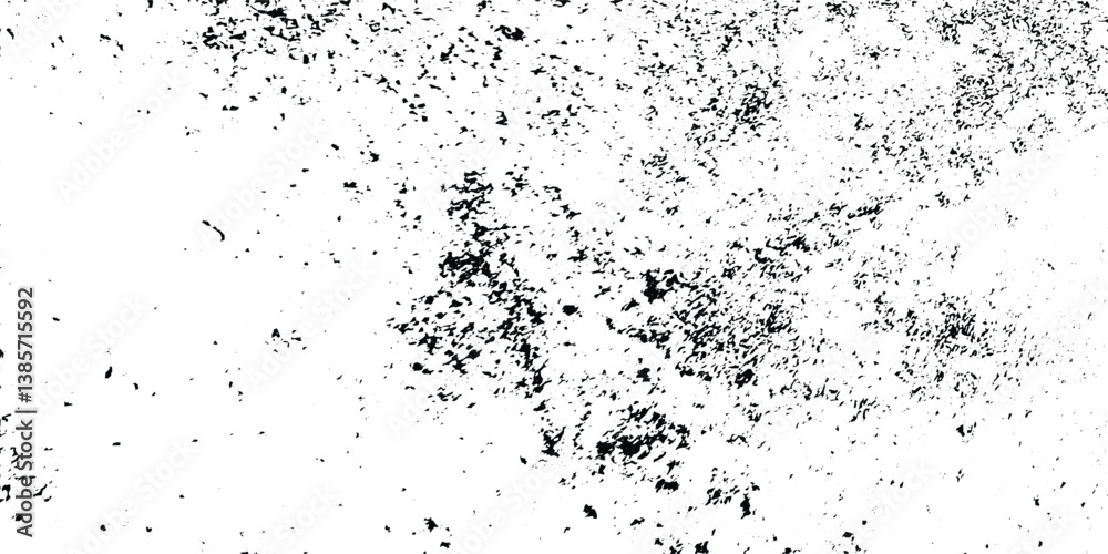 Obraz premium Abstract dust grunge concrete wall dark weathered overly pattern black and white rough vintage distress background.