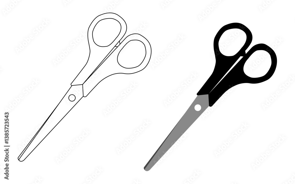 Vector scissors icon on white background
Vector scissors set eps Vector scissors icon on white background
Vector scissors set eps