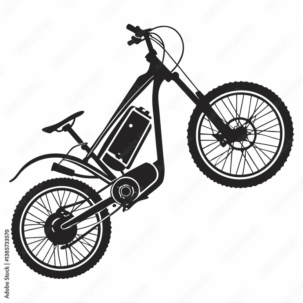 Obraz premium bicycle isolated on white