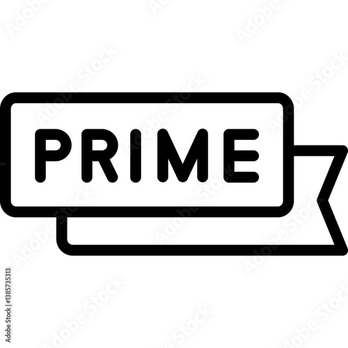 prime sign icon