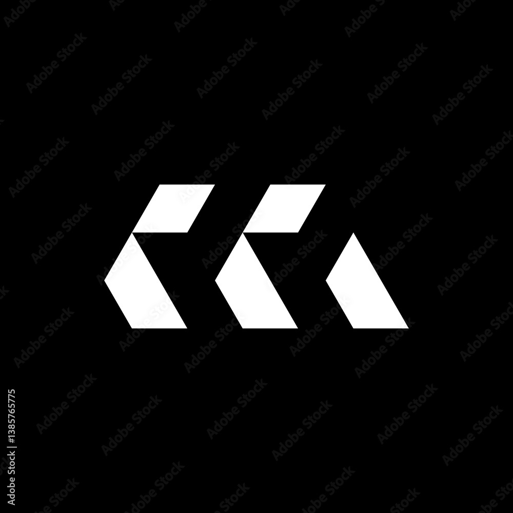 Obraz premium letter M logo