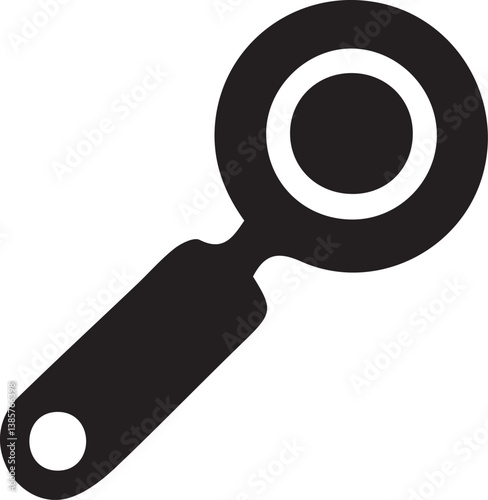 Magnifying glass icon. Search symbol. Flat style vector illustration.
