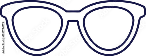 Vector illustration of a tooth with sunglasses, eyewear, and summer accessories, featuring a stylish reflection and protection