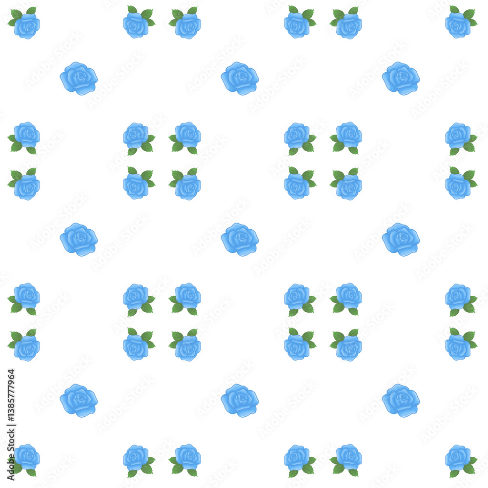 Blue rose pattern background, plaid pattern, suitable for use as wallpaper, backdrop, postcard, background, checkerboard background, pattern background, geometric background. Blue rose pattern background, plaid pattern, suitable for use as wallpaper, backdrop, postcard, background, checkerboard background, pattern background, geometric background.