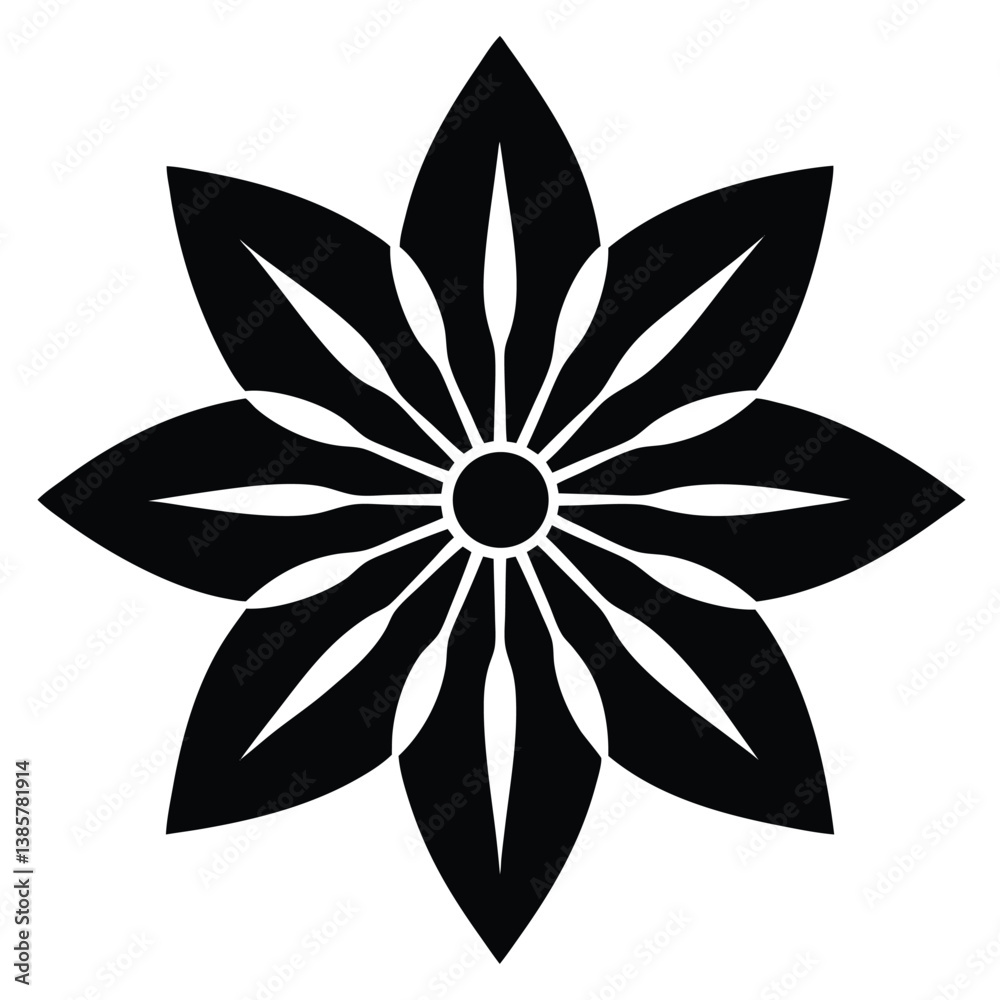 A watermelon flower icon with bright yellow petals. A watermelon flower icon with bright yellow petals.