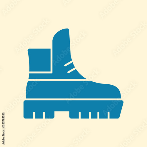 Boot trendy creative cute abstract vector illustration colorful useful design