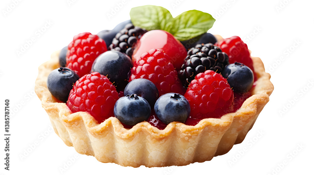 Sweet tartlet with berries, vibrant fruit topping, delicate pastry, Sweet tartlet with berries, vibrant fruit topping, delicate pastry,