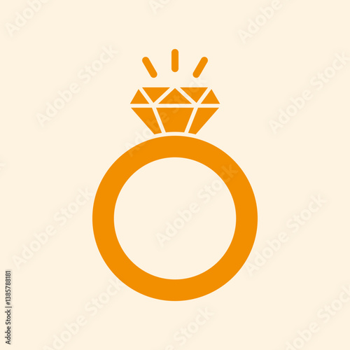 Ring trendy creative handsome abstract vector illustration colorful useful design