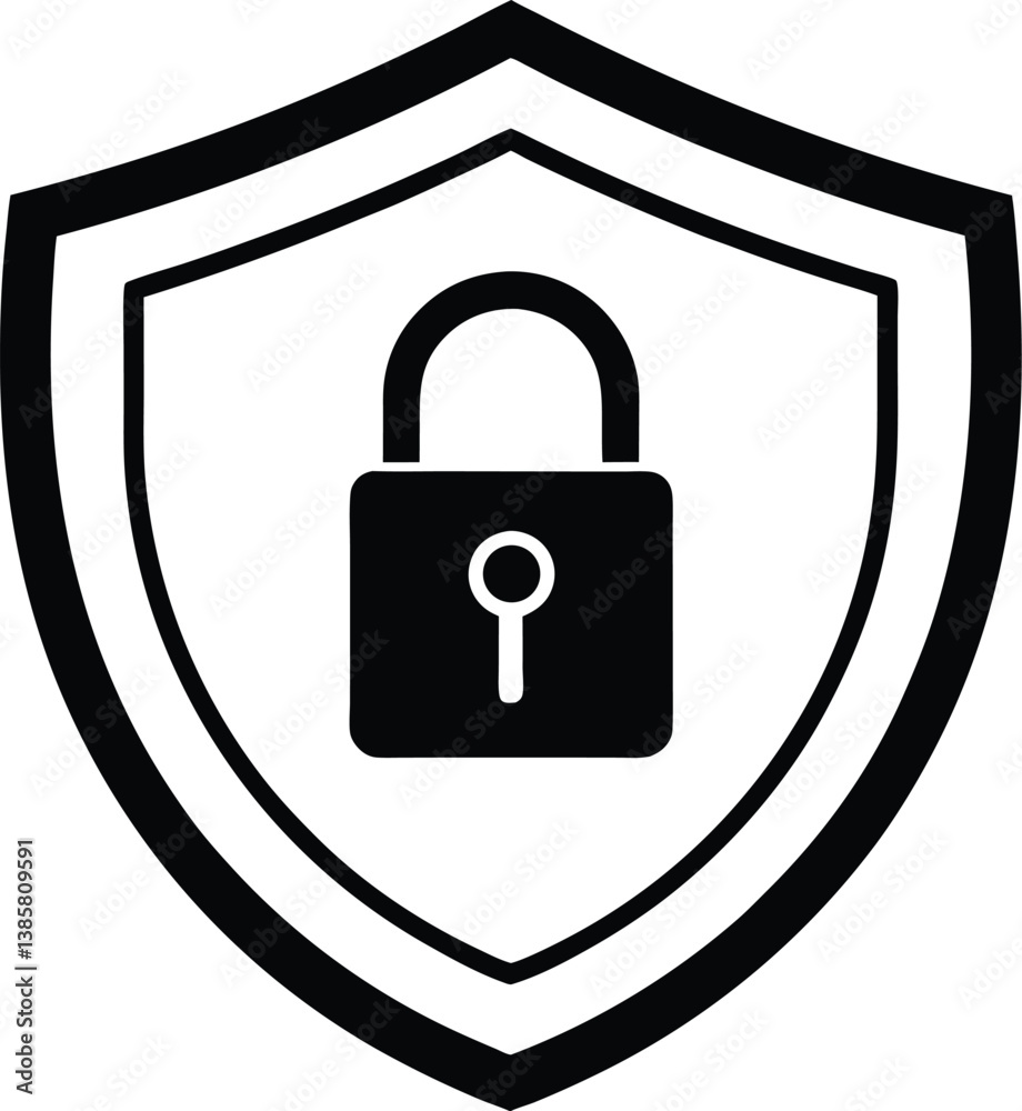Minimal security icons eps. Minimal security icons eps.