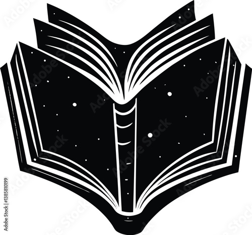 open book with heart