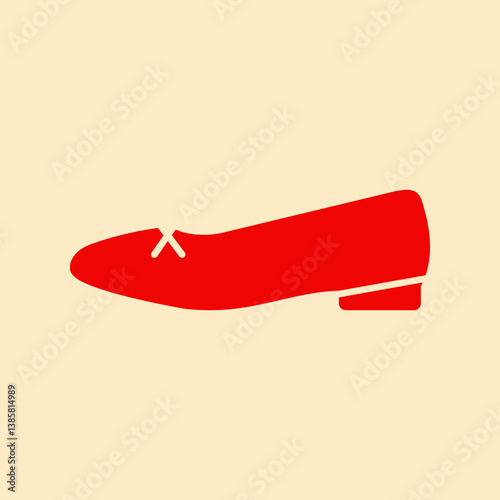 Flat Shoes trendy magnificent abstract vector illustration colorful useful design