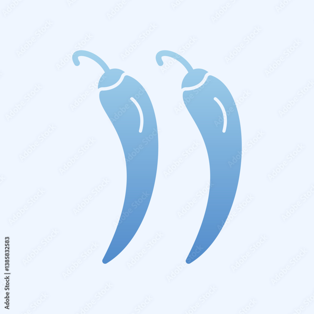 Hot Pepper trendy art cute abstract vector illustration colorful useful design Hot Pepper trendy art cute abstract vector illustration colorful useful design