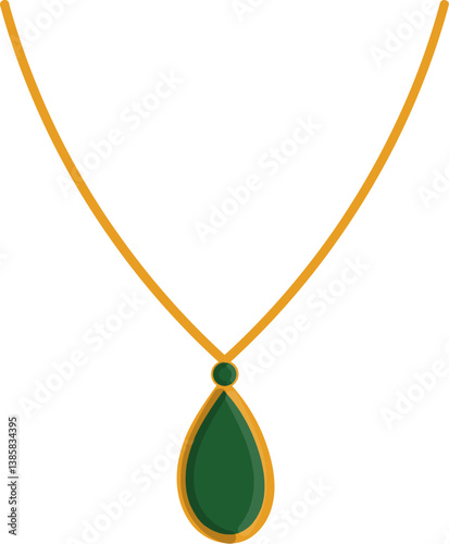 Emerald Stone Necklace