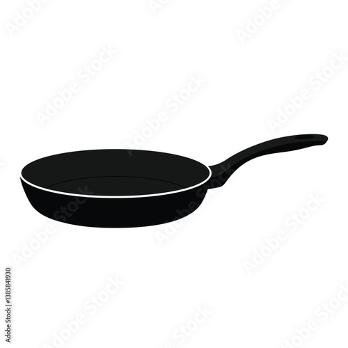 frying pan isolated on white