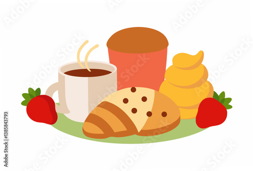 breakfast with milk