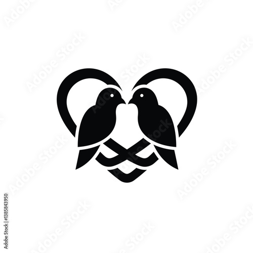 bird with heart