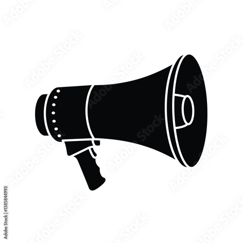 megaphone on white background