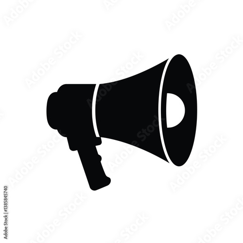 megaphone isolated on white