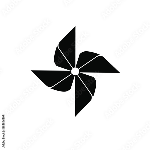 colorful pinwheel isolated on white
