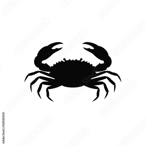 crab isolated on white background