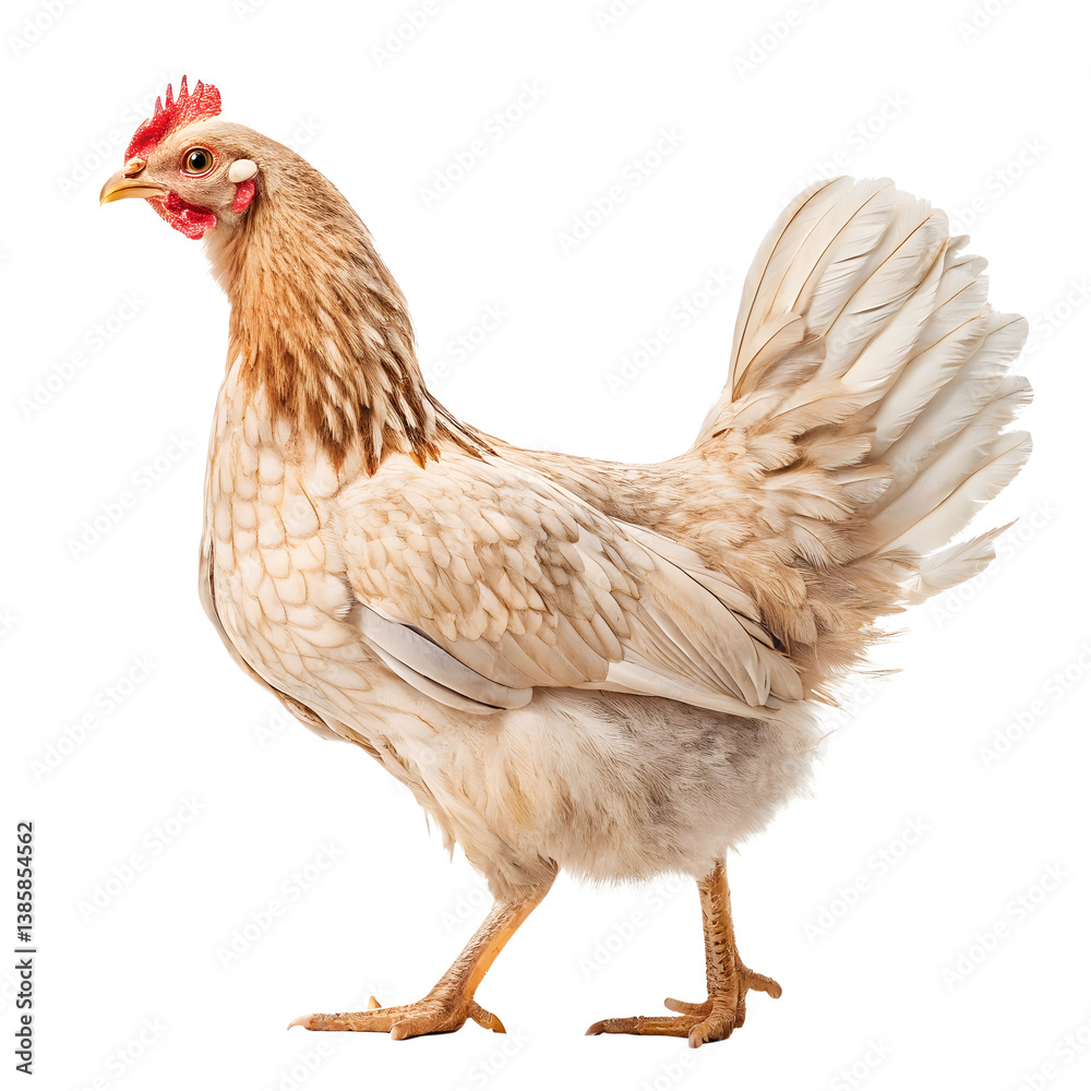 Fototapeta premium chicken isolated on white