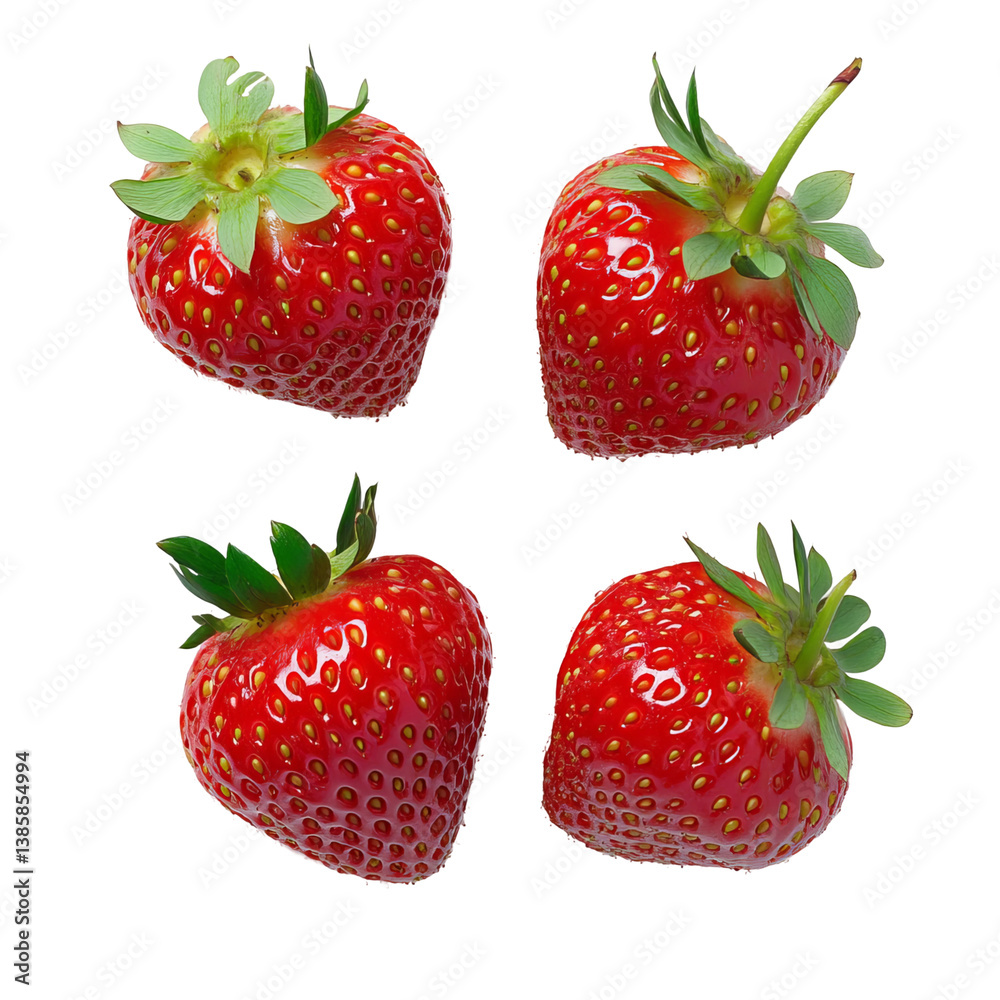 strawberry isolated on white background strawberry isolated on white background