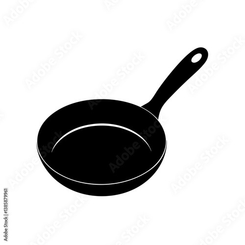 cast iron frying pan silhouette