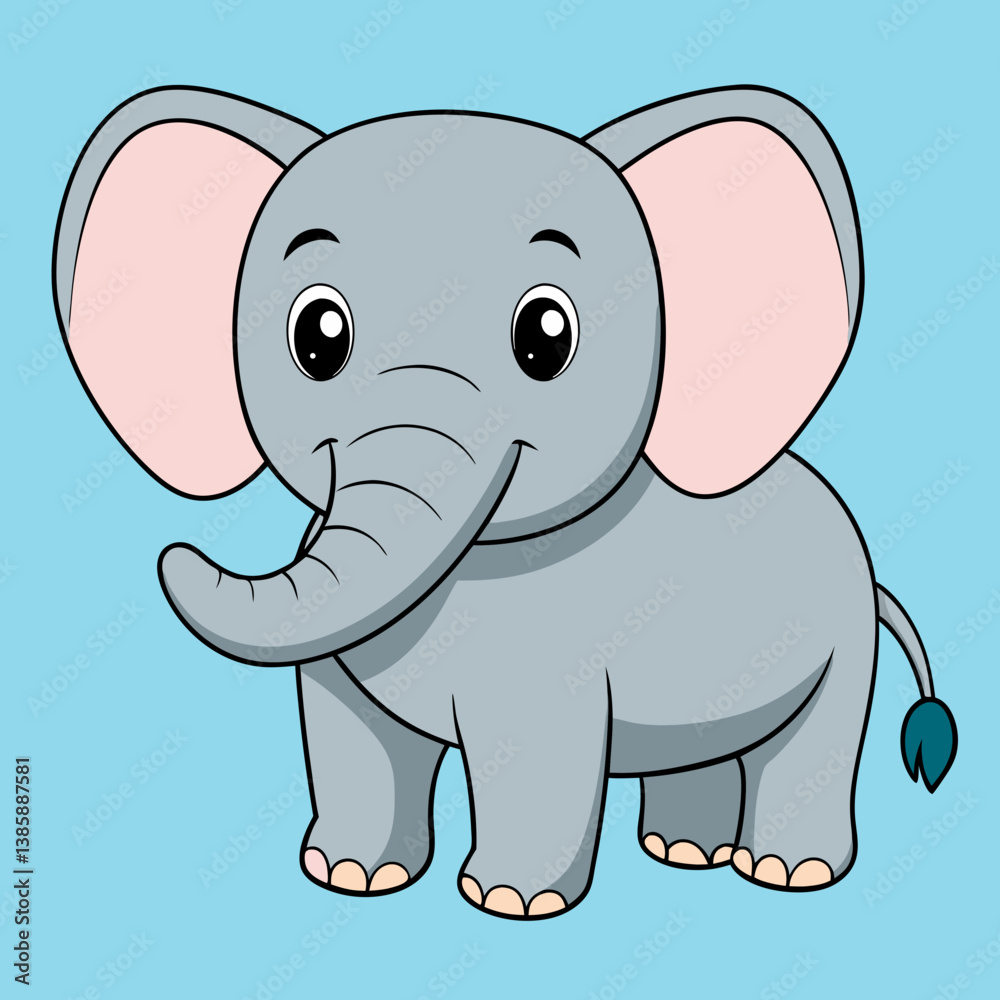 elephant plain background elephant plain background