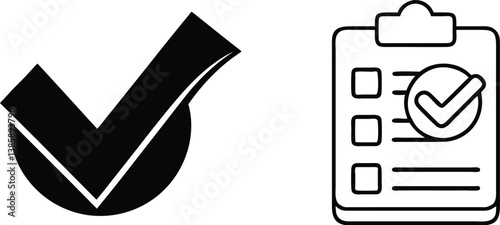 Checklist, Completed Tasks, Success, Checkmark, Approval, Verification, Confirmation, Validation, Co