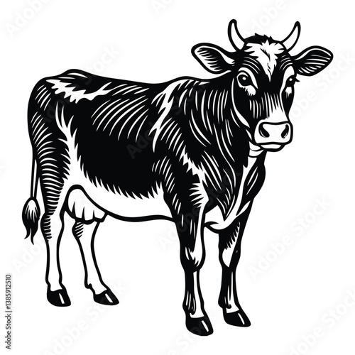  cow silhouette 