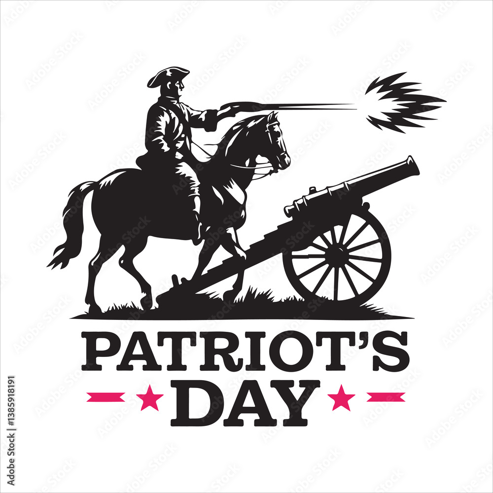 Naklejka premium patriot day typography silhouette vector