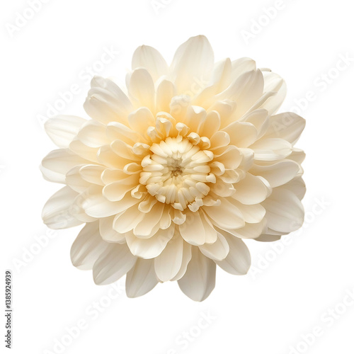 Wallpaper Mural Soft Pale Yellow Chamomile Flower Isolated on Transparent Background Torontodigital.ca