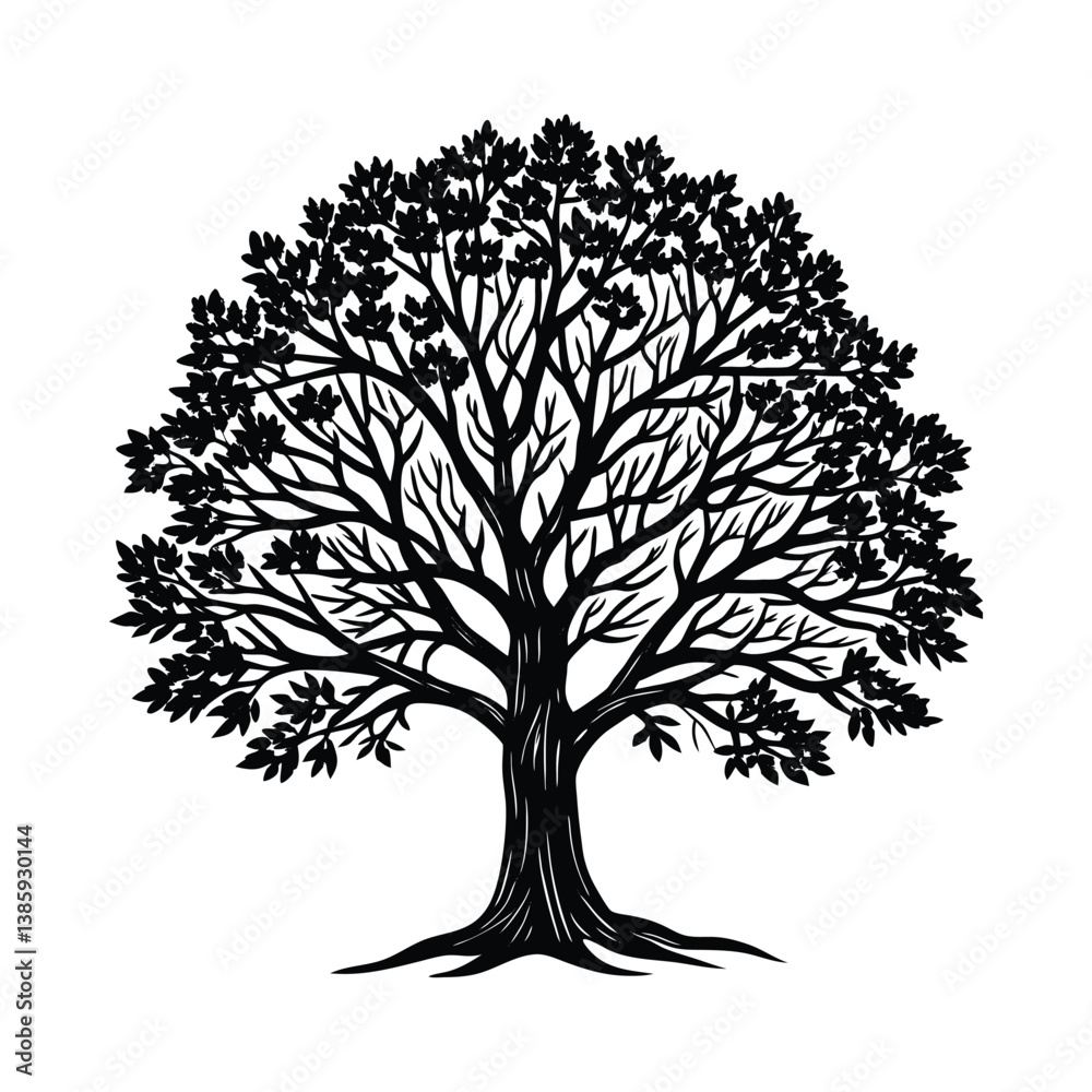 Obraz premium tree with roots