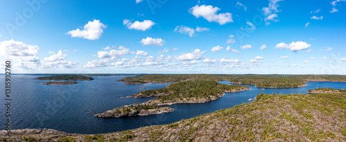 Lake in Karelia. Russia nat...