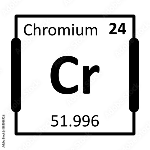 Chromium Bold Black Icon