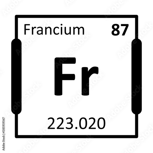 Francium Bold Black Icon