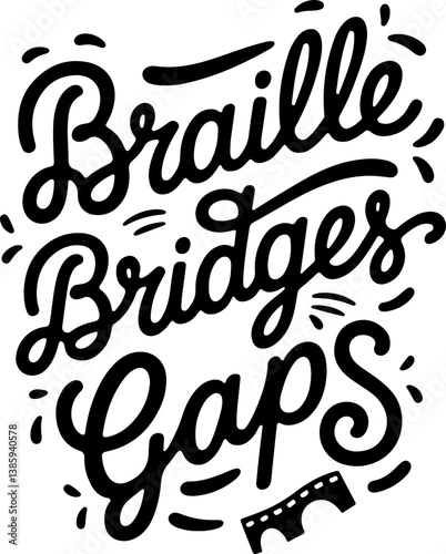 Braille Bridges Gaps Empowering Literacy, Connecting Minds, Inspiring Hope.