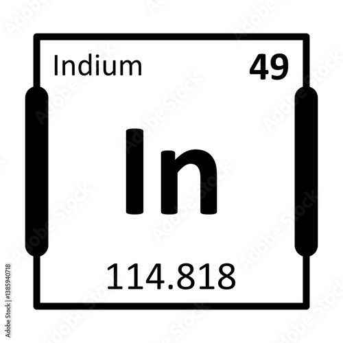 Indium Bold Black Icon