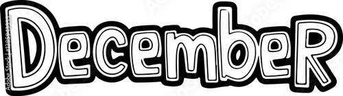 December Sticker.
