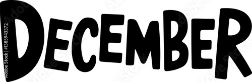December Handwritten Lettering.
