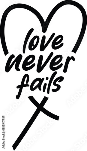Love never fails